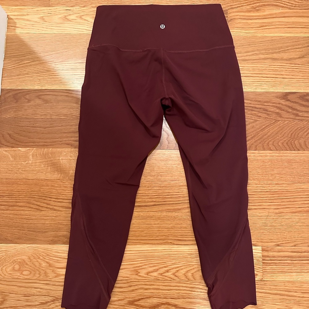 Lululemon Burgundy Leggings